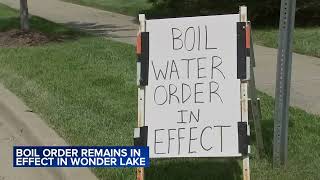 Boil order extended in Village of Wonder Lake after new test still detects bacteria in water [upl. by Brechtel]