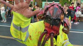 The Uprising Parade Fright Fest Six Flags Great America 92317 [upl. by Colvin699]