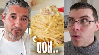 Pro Chef Reacts To Vincenzos Plate SPAGHETTI CARBONARA [upl. by Richie]