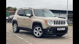 Used Jeep Renegade 14T MultiAirII Limited DDCT I Motor Match Stafford [upl. by Naj]