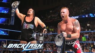 Rhyno amp Heath Slater sind schokiert  und SmackDown Tag Team Champions Backlash 2016 [upl. by Edette]