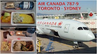 AIR CANADA Boeing 7879  Toronto to Sydney via Vancouver in Economy Class [upl. by Estus]