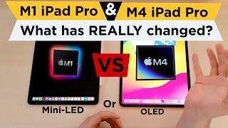 New M4 iPad Pro VS M1 iPad Pro  In DEPTH Comparison [upl. by Alahc]