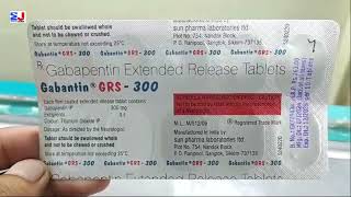 Gabantin GRS 300 Tablet  Gabantin GRS Tablets  Gabapentin Extended Release Tablets Uses  Gabantin [upl. by Brendan]