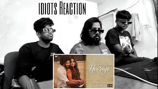 Reaction Heeriye  Arijit Singh  Jasleen Royal  Dulquer Salmaan  AdityaS  Three Idiots Reaction [upl. by Llirrem]