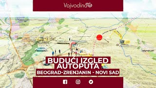 Budući izgled autoputa Beograd  Zrenjanin  Novi Sad [upl. by Bubb]