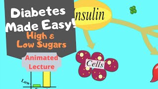 HYPER amp HYPOGLYCAEMIA Diabetes simply explained [upl. by Asiil872]