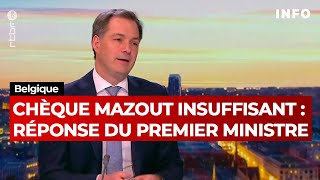 Alexander De Croo quotSi les prix de lénergie restent élevés on prolongera les mesures en septembrequot [upl. by Scever]