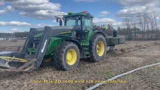 SoilMax ZD 1600 Grøfteplog Tile plow John Deere 7920 [upl. by Lion]