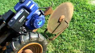 Eshelman Kultimower 2 wheel tractor w Buzz saw [upl. by Stedmann924]