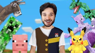 JOGUEI POKÉMON NO MINECRAFT EM 2024 PRA MATAR A NOSTALGIA [upl. by Charline]