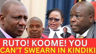 Gachagua OUTSMARTS RUTO as KINDIKI FACES CONTEMPT of COURT if Sworn in [upl. by Tarfe133]