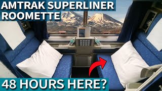 Amtrak SLEEPER CAR Tour Roomette Review amp FirstClass Experience [upl. by Ilyk967]