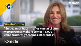 Empresarios que hacen más grande al Perú 5 Violeta Orozco  CEO de Konecta Perú [upl. by Pelagi]