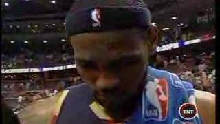 Lebron James interview after his game 5 performance [upl. by Rosario]