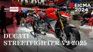 Ducati Streetfighter V2 amp V2S 2025  LIVE da EICMA 2024 [upl. by Cleo]