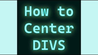 How to Center a DIV  HTML amp CSS Tutorial [upl. by Horsey]