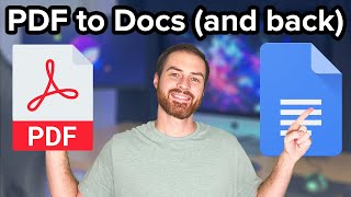 Convert PDFs to Google Docs and Back Images and Formatting Included [upl. by Janifer]