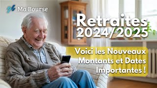 Retraites  voici les nouveaux montants et les dates de versement pour 20242025 [upl. by Bosch]