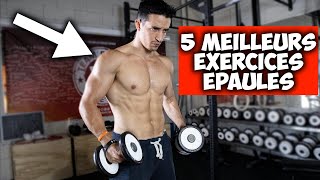 5 meilleurs exercices épaules [upl. by Nikolas]