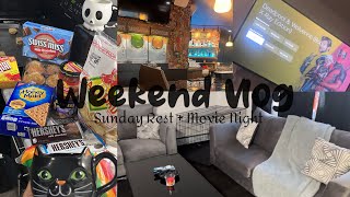 Weekend Vlog Sunday Reset  Movie Night 🎥🍪 [upl. by Gaultiero]