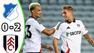 Hoffenheim vs Fulham 02 Highlights  Friendly Match 2024 eFootball Game Play [upl. by Schumer]