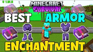 Minecraft All Armor Enchantment 1213  AS Tufest [upl. by Attenwad]