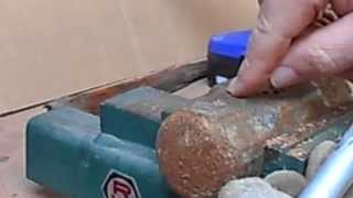 How to fit a sledge hammer handle 2 [upl. by Ernesto]