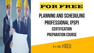 Planning and Scheduling Professional  PSP  Course  8 Day 5  Part 2 [upl. by Yrrol134]