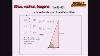 3 Goniometrie Sinus cosinus en tangens [upl. by Esoryram549]