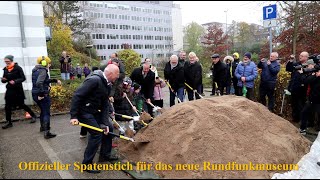 Spatenstich für das neue Rundfunkmuseum in Fürth [upl. by Avirt]