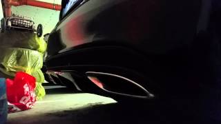 Mercedes Benz C 200 W205 exhaust sound [upl. by Feirahs]