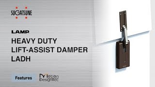 FEATURE Learn More About our HEAVY DUTY LIFTASSIST DAMPER LADH  Sugatsune Global [upl. by Sevik]