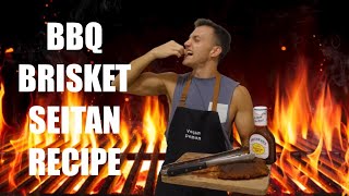 BBQ Brisket Seitan Recipe [upl. by Rufena]