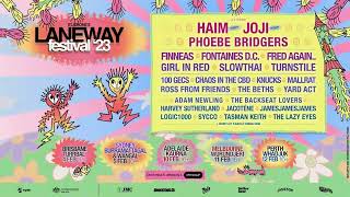 Laneway Festival 2023 LineUp Announcement [upl. by Auqinot]