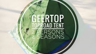 Review GeerTop 2 persons 4 seasons Tent [upl. by Earas]