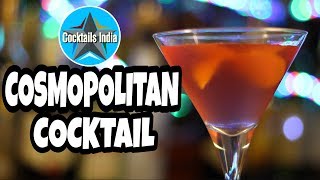 how to make cosmopolitan cocktail in hindi  cosmopolitan cocktail recipe  vodka cocktail [upl. by Euqinor]