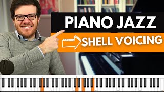 Il Primo Voicing da Imparare per Pianoforte Jazz Shell Voicing [upl. by Lytsirk]