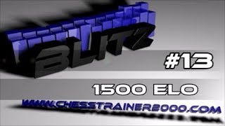 Blitz commenté niveau 1500 Elo 13 Défense caroKann échecs [upl. by Candide]