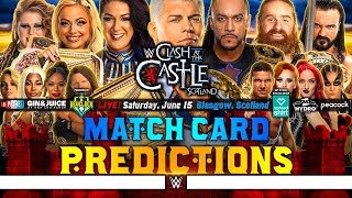 WWE Clash at the Castle 2024  Card Predictions [upl. by Assenna280]