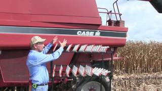 Marion Calmer on Combine Sieve Settings  Harvest 2016 [upl. by Lupien]