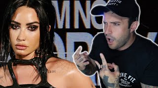 DEMI LOVATO  SORRY NOT SORRY ROCK VERSION REACTION [upl. by Eelarual]