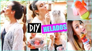 DIY RECETAS Deliciosas y Rápidas ☼ HAZ TUS PROPIOS HELADOS Lizy P [upl. by Eilyab]