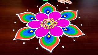 Simple Sri Krishna Janmashtami Rangoli DesignsGokulashtami RangolisKrishna Jayanthi Kolam Designs [upl. by Valene]