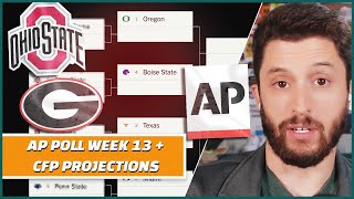 NEW AP Poll Top25 amp College Football Playoff Predictions  BYU Tennessee Fall amp Georgia RISES [upl. by Flodnar]