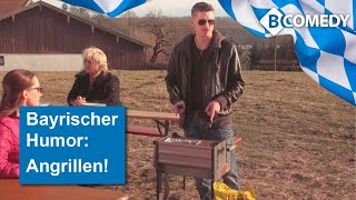 BCOMEDY Das Wichtigste zum ANGRILLEN  Grill Fleisch Bier fertig Bayrisch lustig [upl. by Ecirpac]