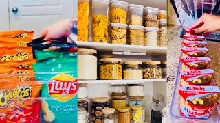 Restock Refill Organizing Pantry Fridge Snacks Candy Laundry Satisfying ASMR Tiktok Compilation [upl. by Haerb]