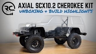 AXIAL SCX102 CHEROKEE KIT  Unboxing amp Build Highlights [upl. by Katonah365]