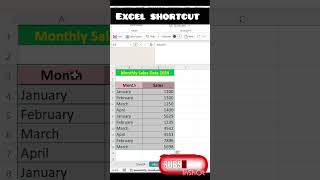 excelkeyboardshortcuts excel exceltips excel for fresher [upl. by Abramo630]