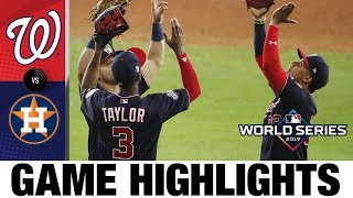 Nationals ride 6run 7th to World Series Game 2 win  NationalsAstros MLB Highlights [upl. by Holds881]